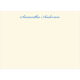 Script Name Flat Note Cards - Raised Ink Image 4 of 4